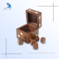 China supplier cheap price personalized laser cut custom dice game set
